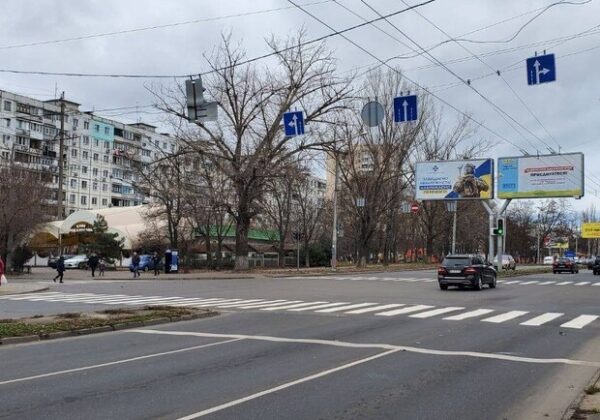 В Одессе на некоторых улицах обновили разметку В Одессе на некоторых улицах обновили разметку